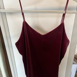 A New Day Burgundy Camisole